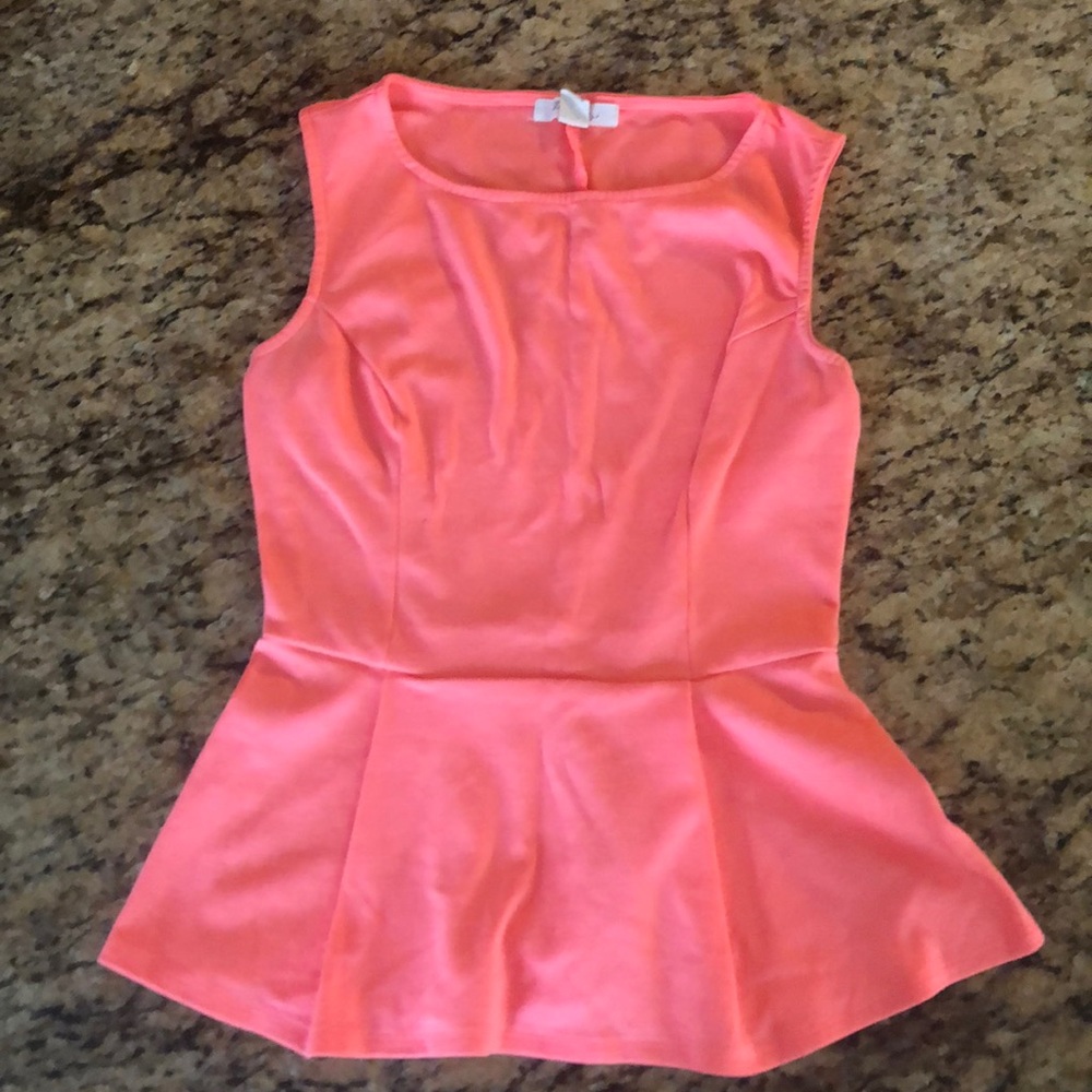 Elegant peachy shirt.